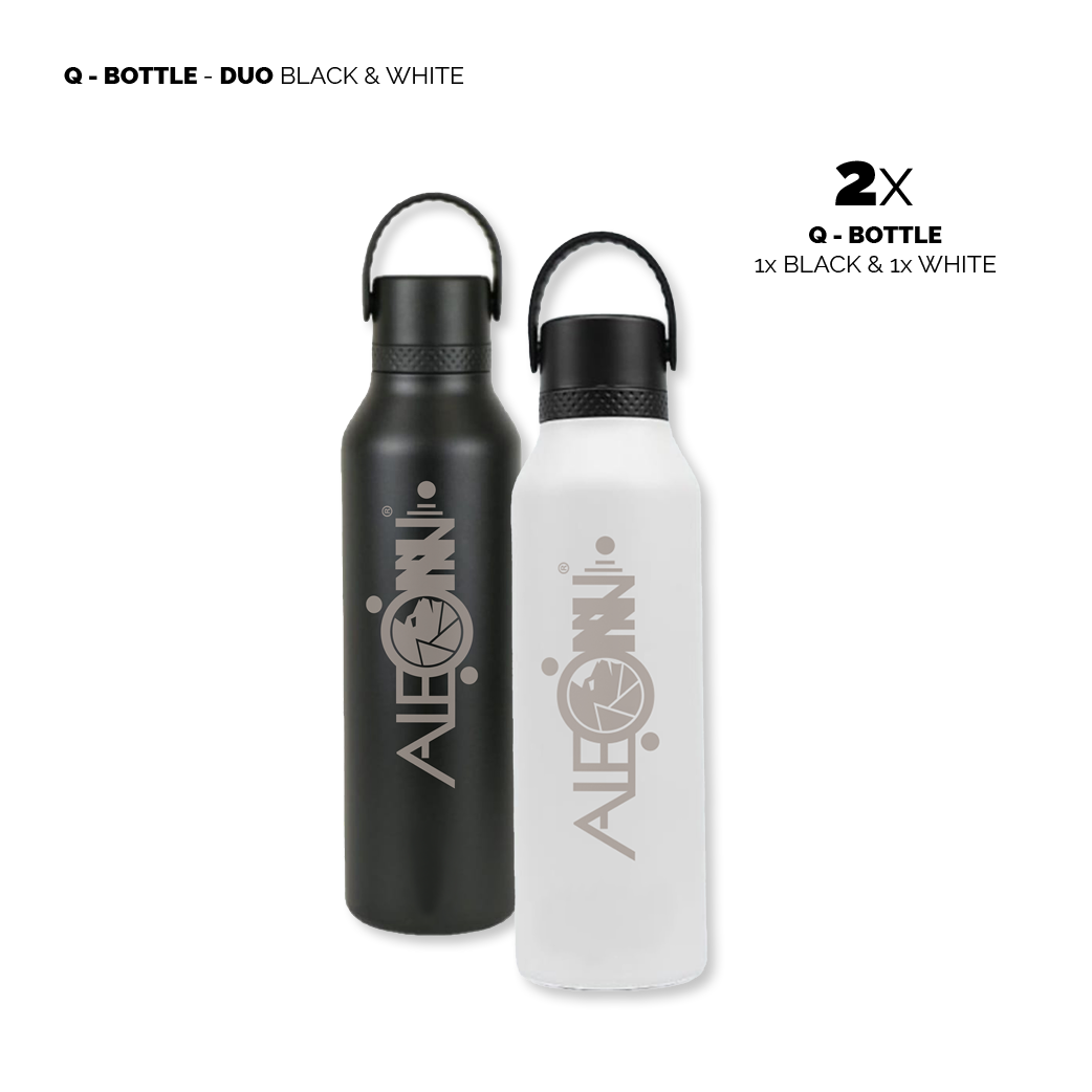 Q-Bottle DUO black & white