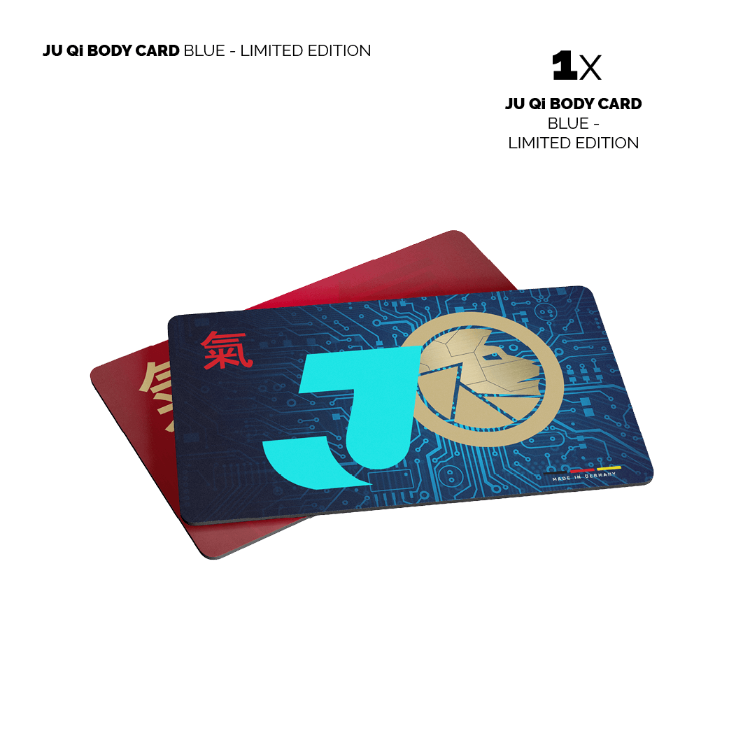 Qi Body Card blue