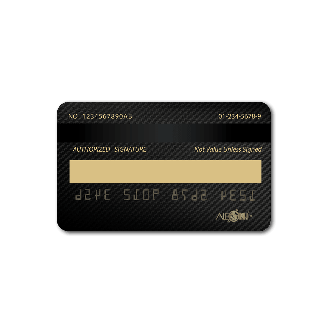 ALEONN VISA CARD Prestige Carbon Fibre - Lieferung Mitte/Ende Juli