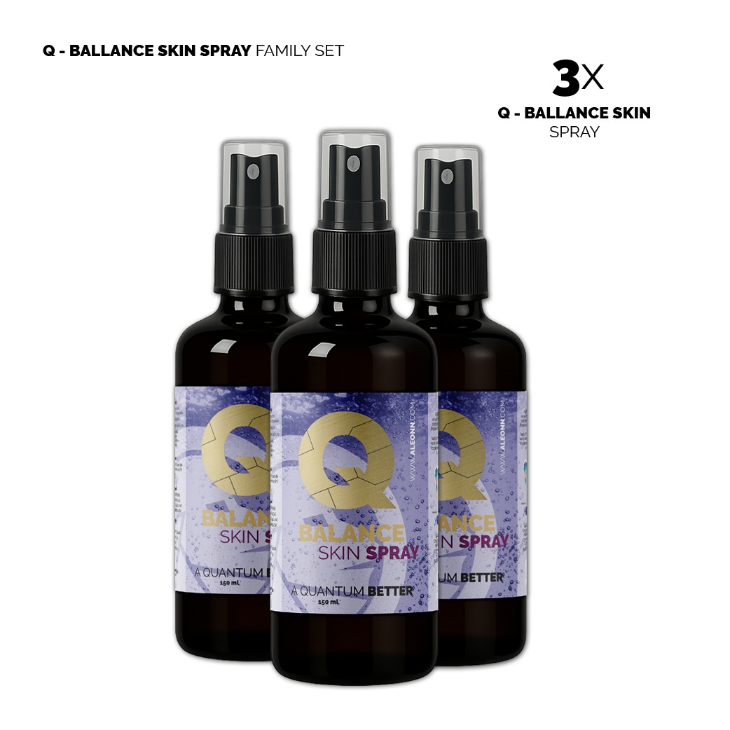 Q-Balance Skin Spray Family Set 3 x 150ml