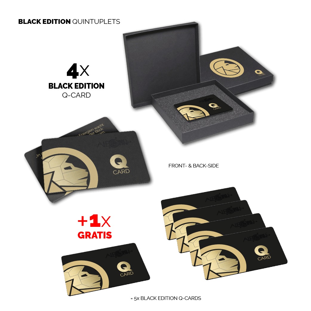 Lion Quintuplets Black Edition Body Q-Card 4 + 1