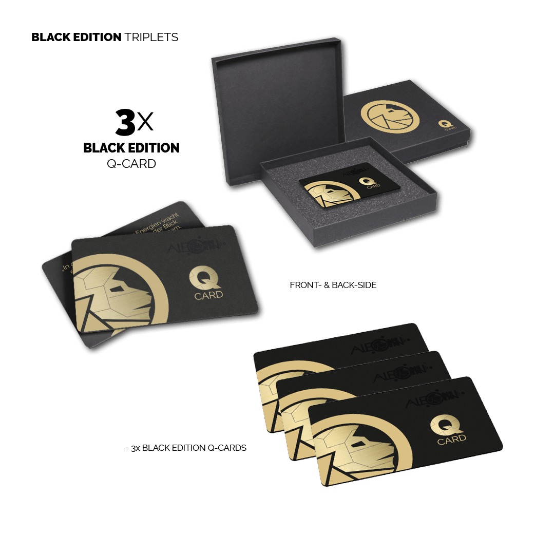 Lion Triplets Black Edition Body Q-Card