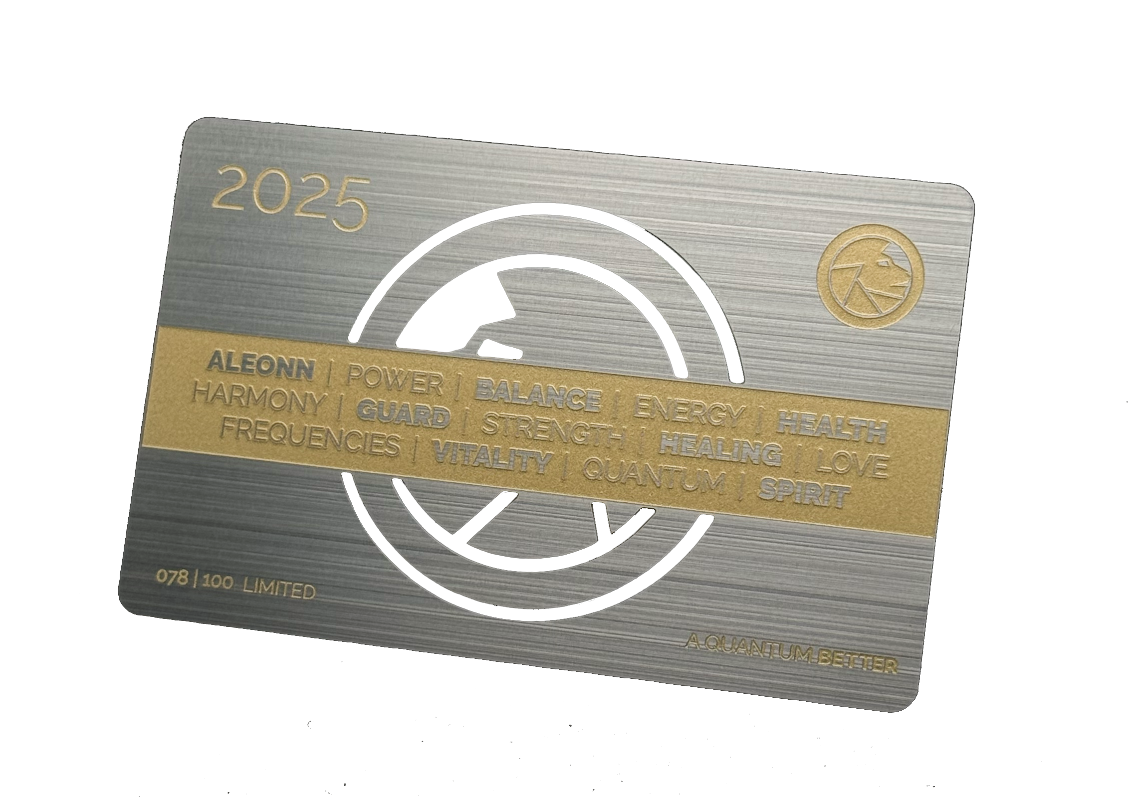 ANNIVERSARY ONE Q-Body Card - Limited Edition Metallkarte